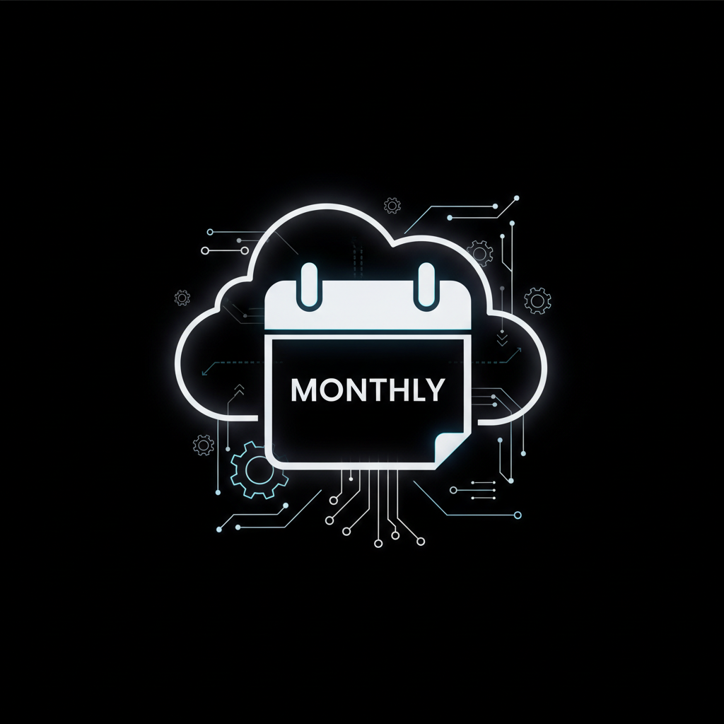 Monthly Subscription Black