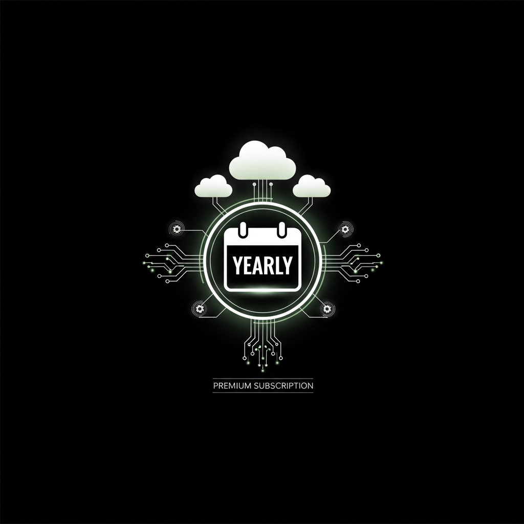 Yearly Subscription Black